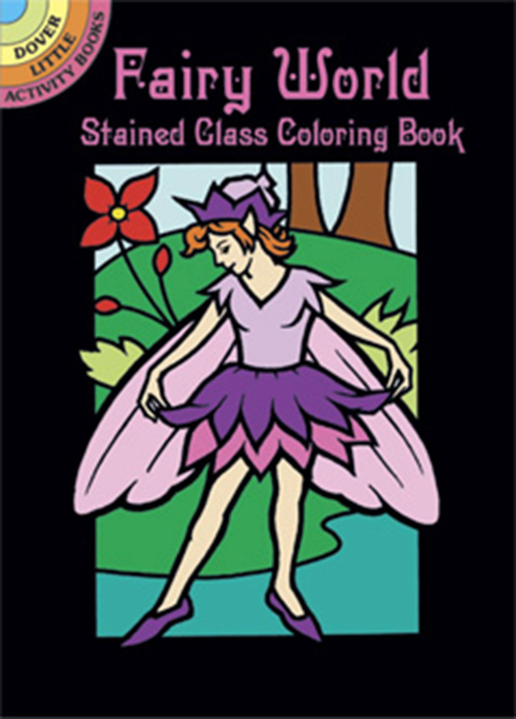 Fairy World Stained Glass Coloring Book [Book]