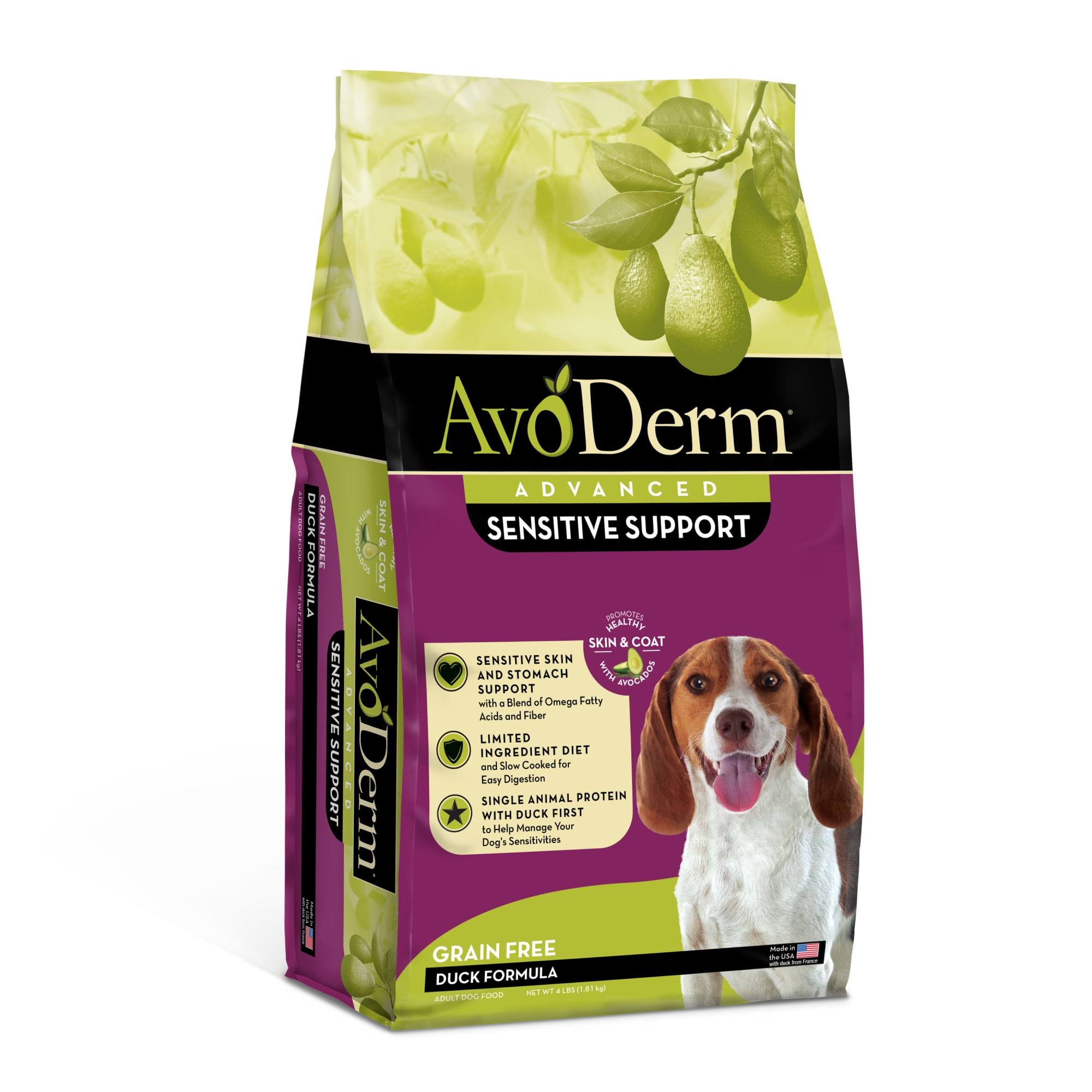 AvoDerm Natural Revolving Menu Adult Dog Food - Duck Recipe, 4lbs