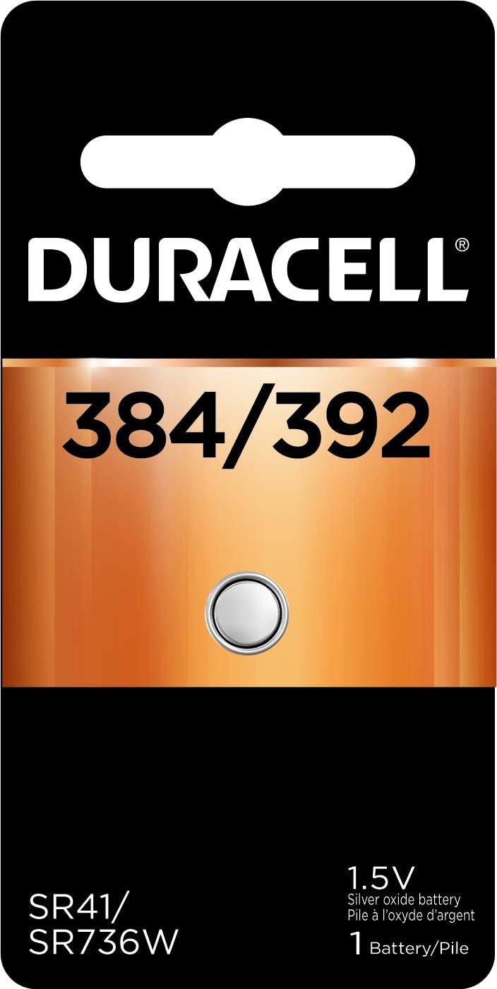 Duracell D384 392 Silver Oxide Battery - 1.5V