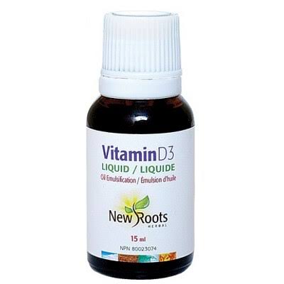 New Roots Herbal Vitamin D3 Liquid - 15ml