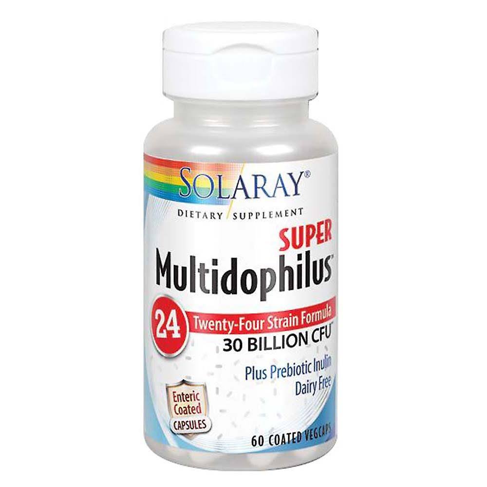 Solaray Super Multidophilus Dietary Supplement - 60 Vegetarian Capsule