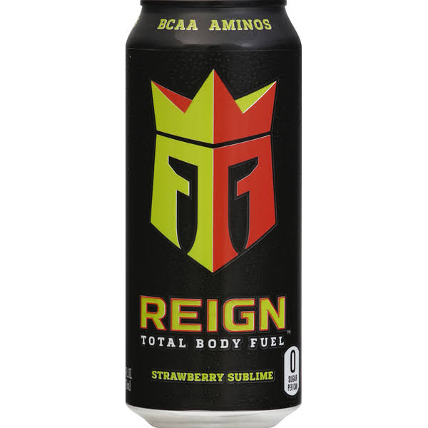 Reign Total Body Fuel Energy Drink, Strawberry Sublime - 16 fl oz