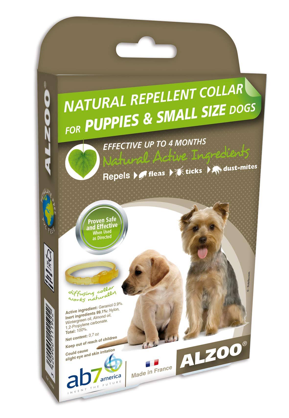 Alzoo Natural Repellent Flea & Tick Dog Collar