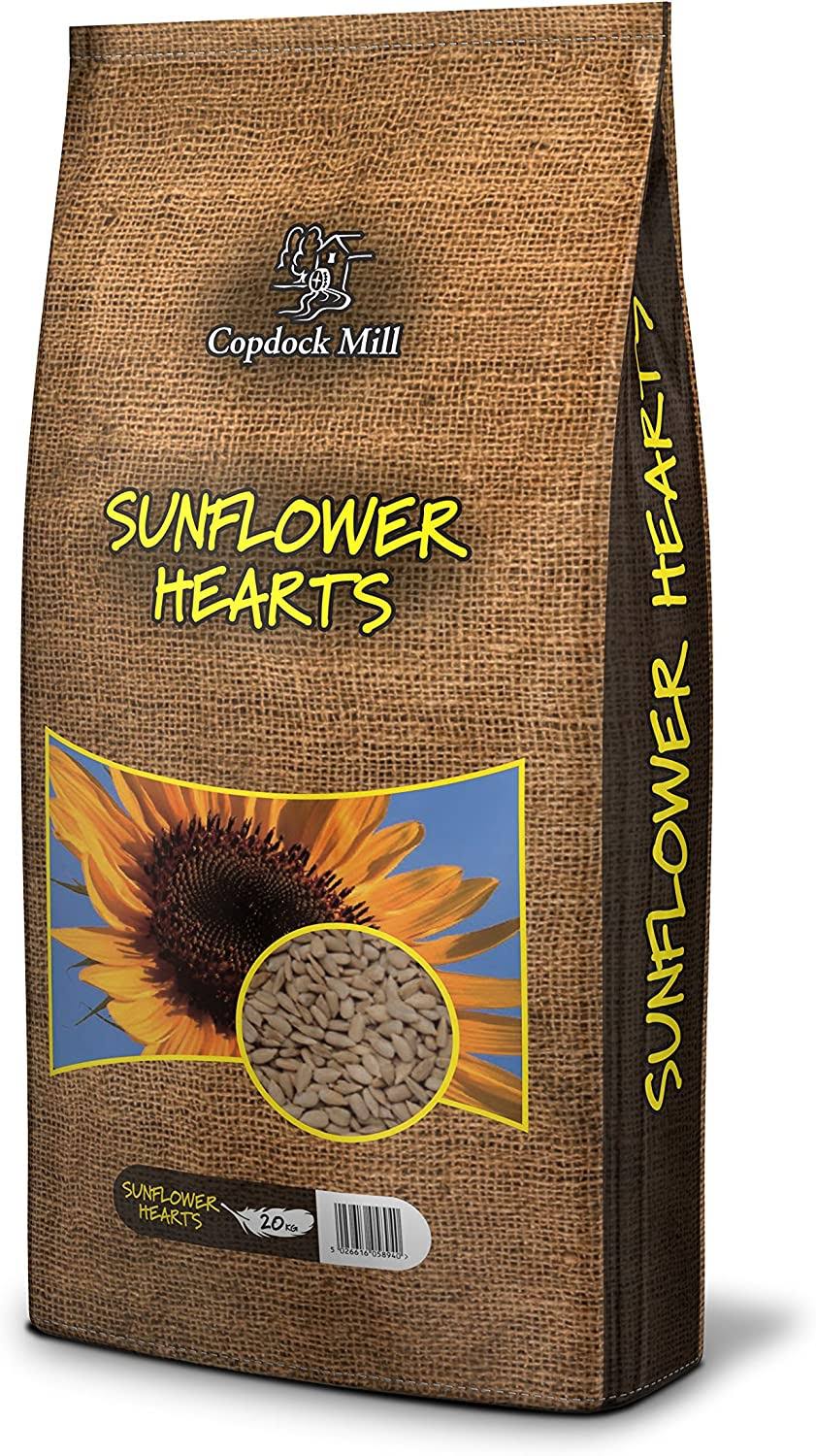 Copdock Mill Sunflower Hearts, 20 kg
