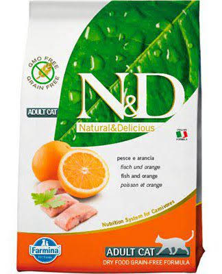 N&d Grain Free Adult Cat Fish & Orange 5 KG Farmina