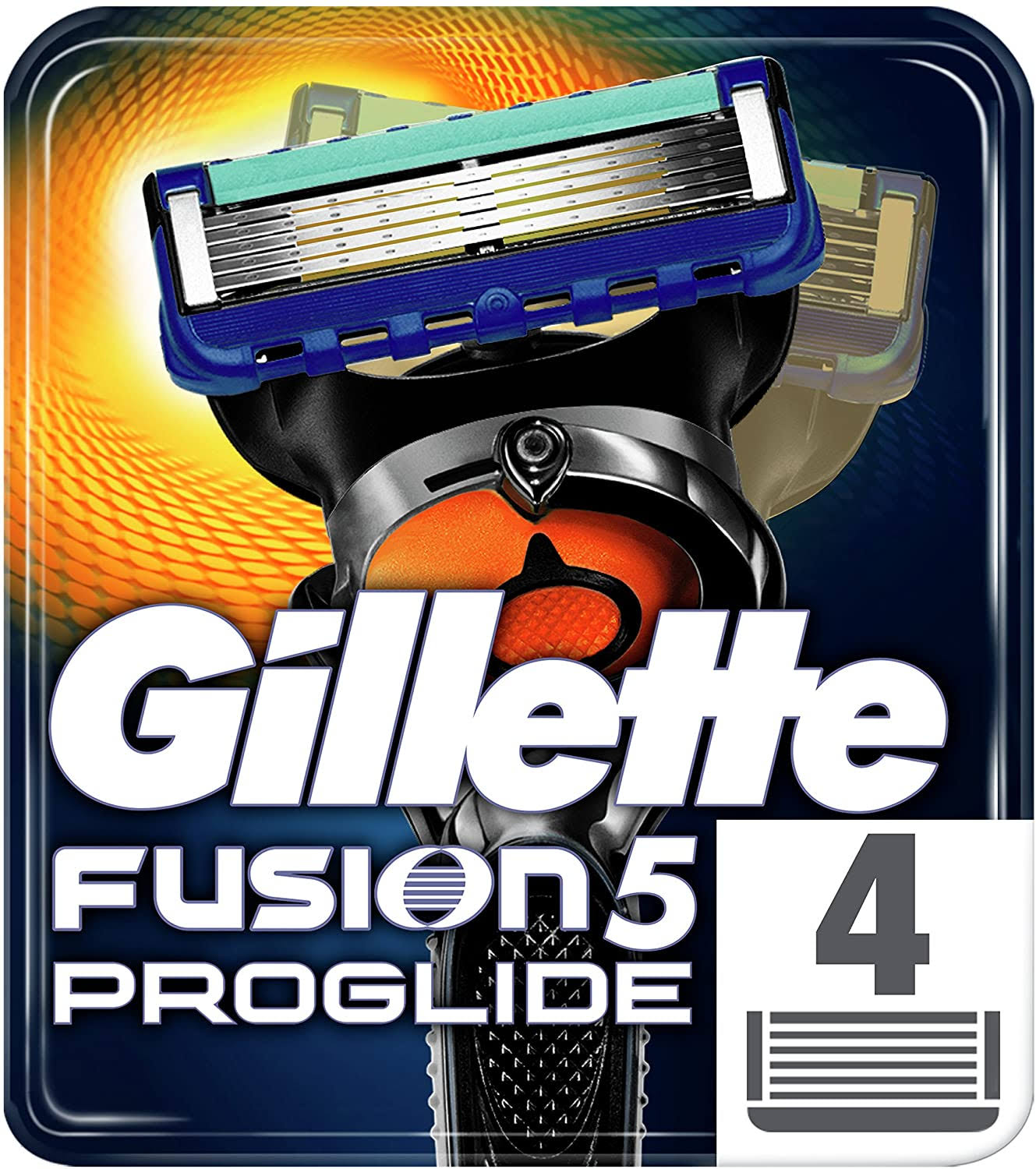 Gillette Fusion Proglide Manual Blades - Pack Of 4