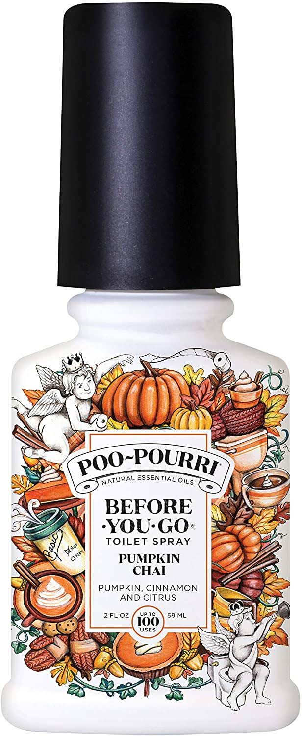Poo-Pourri Before-You-Go Toilet Spray, 2 oz, Pumpkin chai
