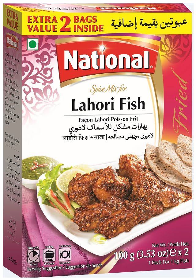 National Lahori Fish Spice Mix - 100g