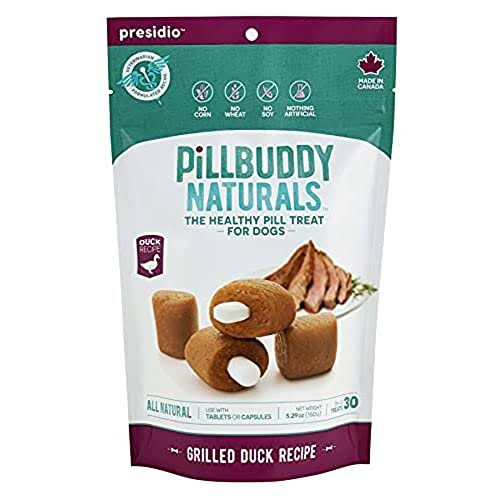 Pill Buddy Naturals, Grilled Duck Recipe for Dogs, 1 Pack, 30-Count