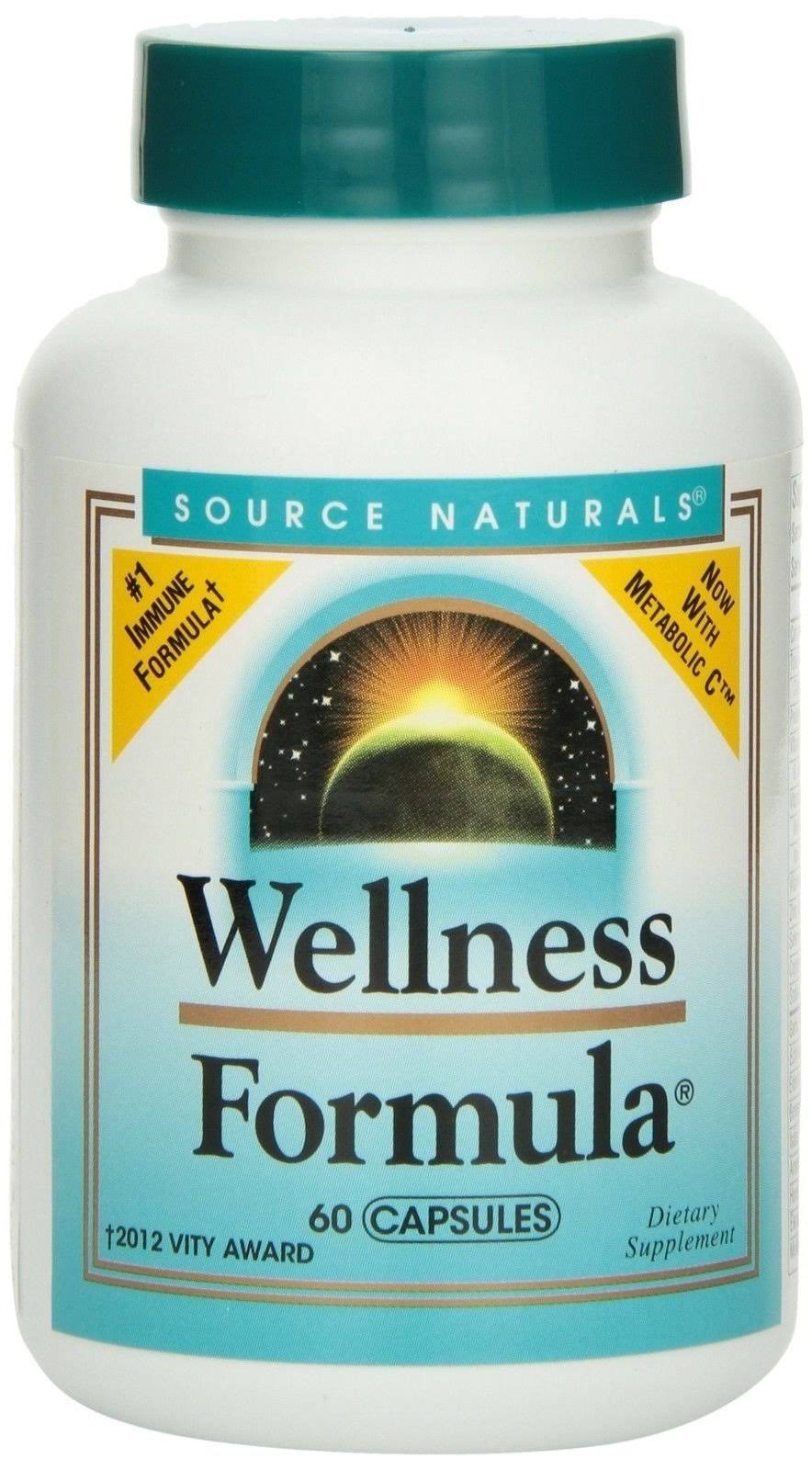 Source Naturals Wellness Formula Dietary Supplement - 60 Capsules
