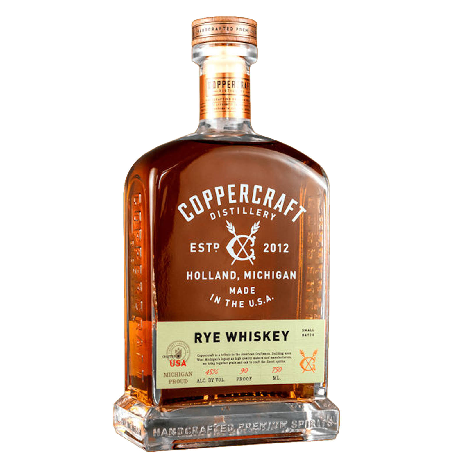 Coppercraft Rye Whiskey - 750ml