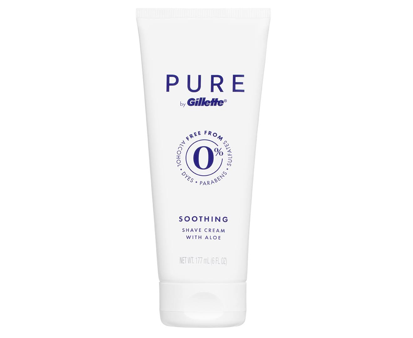 Gillette Pure Mens Soothing with Aloe Shave Cream - 6oz