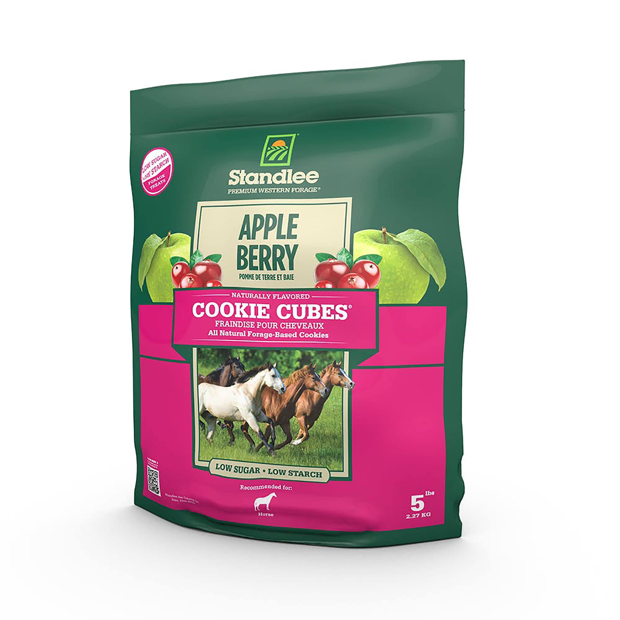 Standlee Hay Company Cookie Cubes Treats - Apple Berry, Size 5