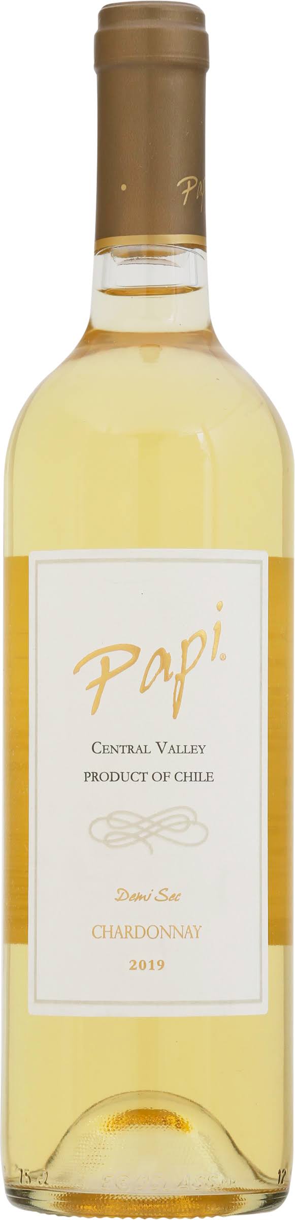 Papi Chardonnay, Demi Sec, Central Valley - 750 ml