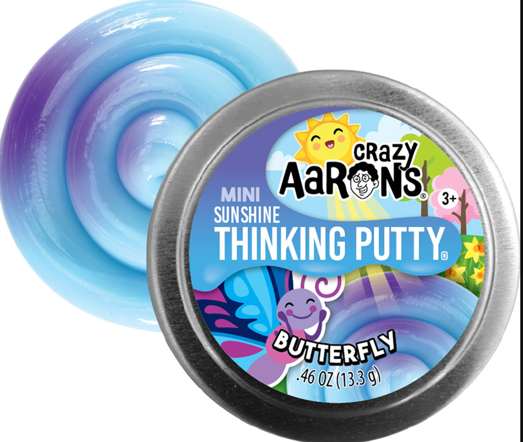 Crazy Aaron's Thinking Putty - P6805 | Sunshine: Butterfly