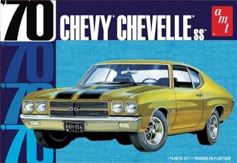 AMT 1970 Chevy Chevelle SS 1/25 1143 Plastic Model Car Kit