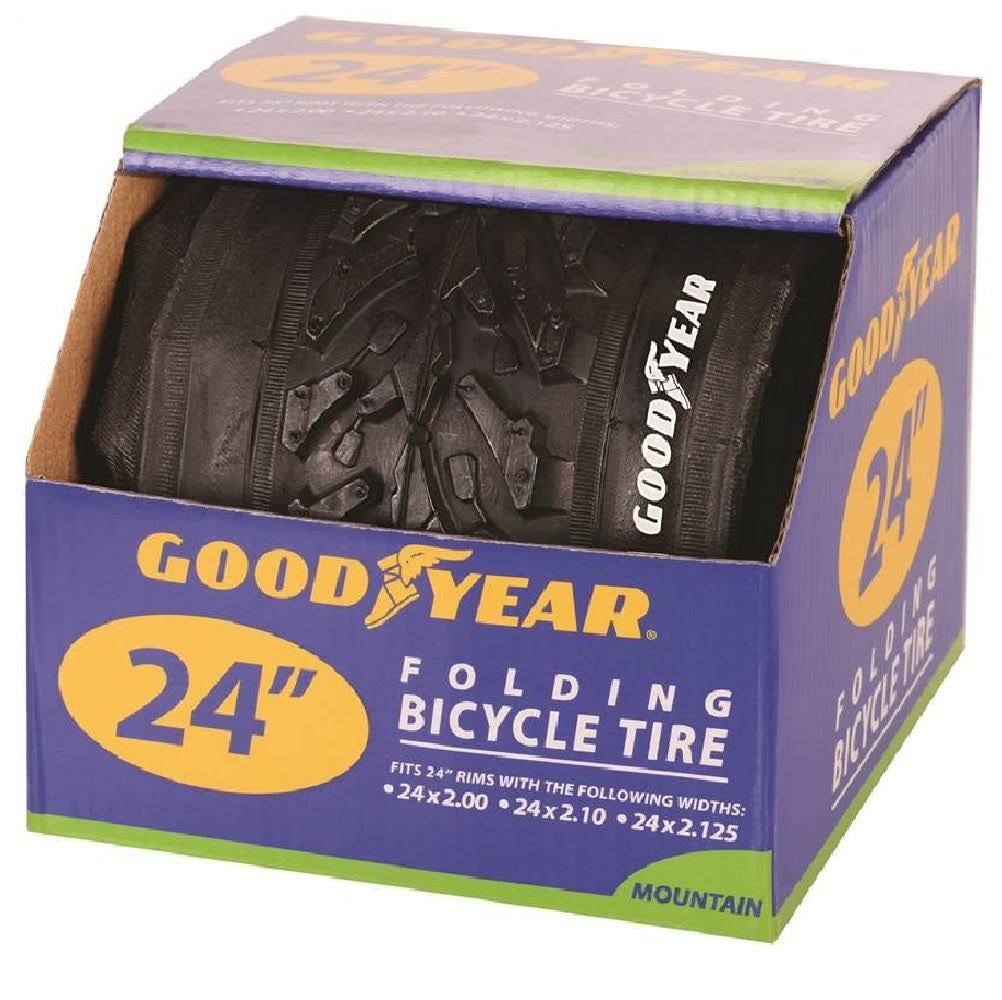 Goodyear 91116 24 inch Folding Bike Tire, Black