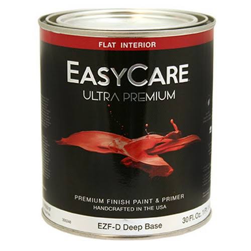 True Value EasyCare Deep Base Interior Flat Latex Paint and Primer - 1qt
