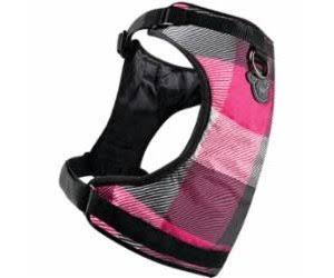 The No-Pull Dog Harness Water-Resistant Series - Pink Plaid - Canada Pooch