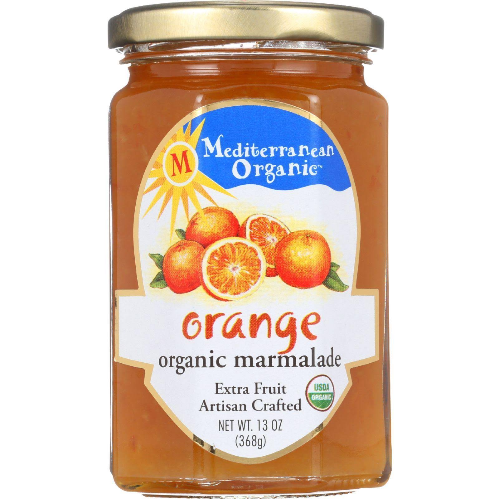 Mediterranean Organic Marmalade - Orange, 13oz