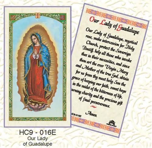 San Francis Imports Our Lady of Guadalupe - English