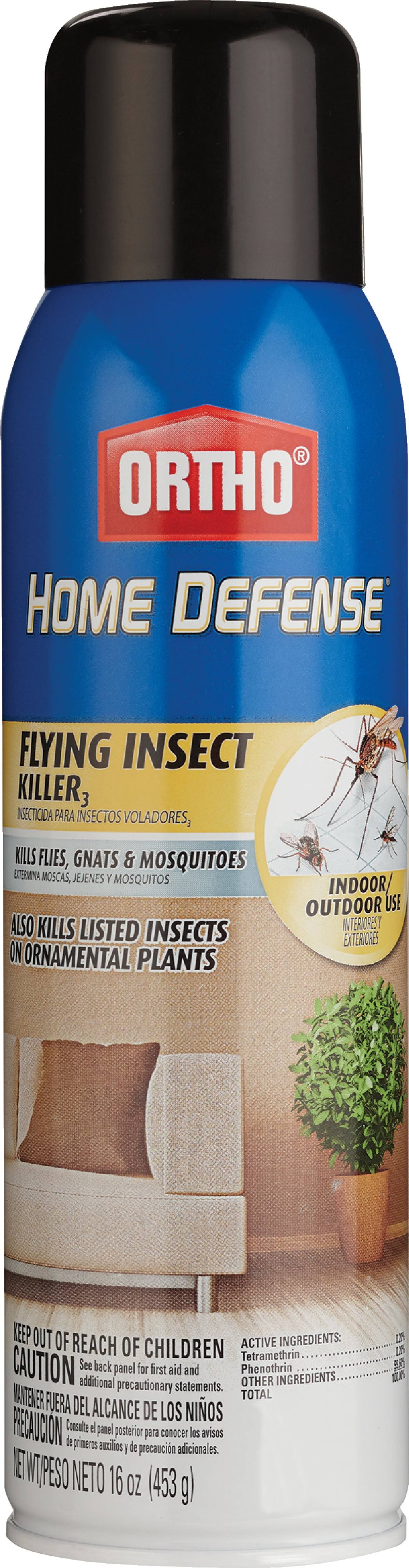 Ortho Home Defense Flying Insect Killer Liquid Spray Application Indoor Outdoor 16 oz Bottle 0112812