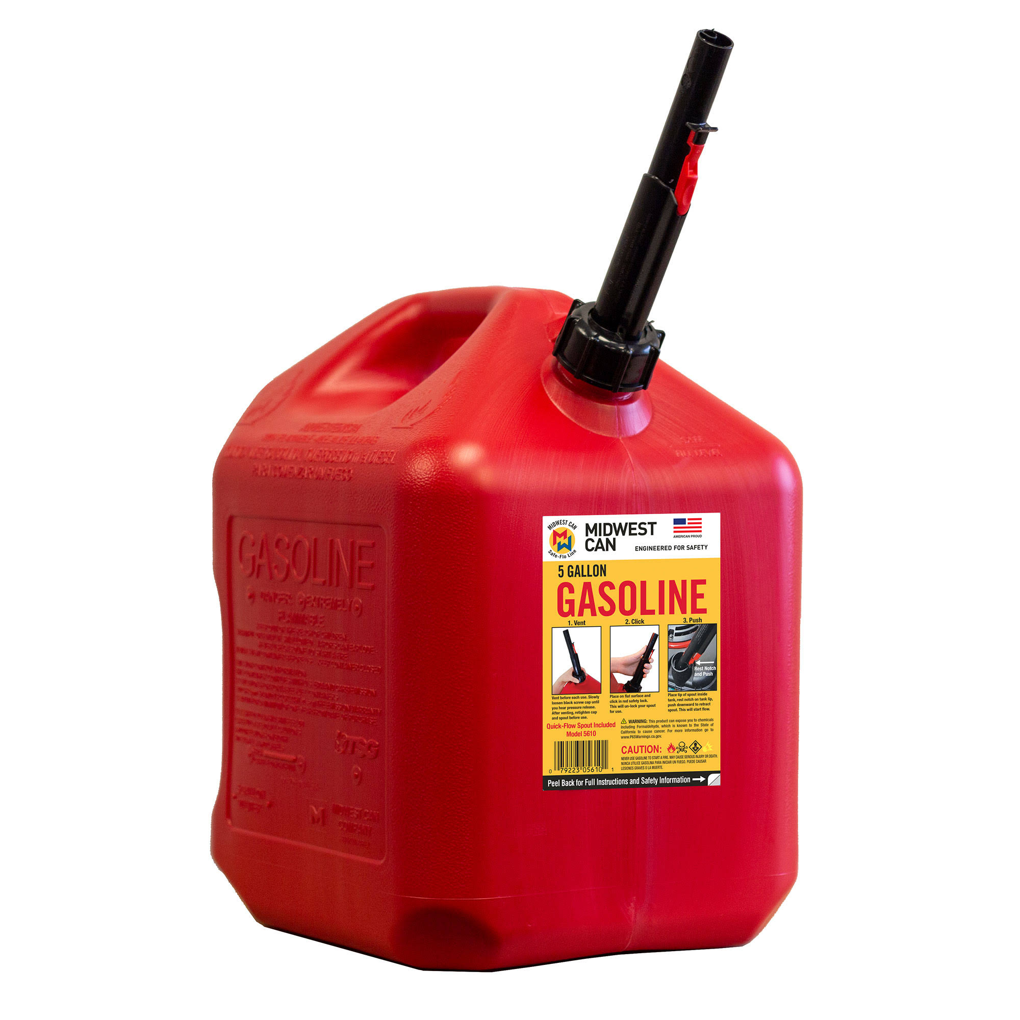 Midwest Gasoline Can, 5 Gallon