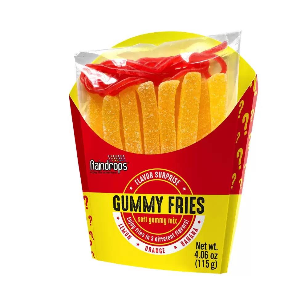 Raindrops Gummy Fries 4.06 oz.