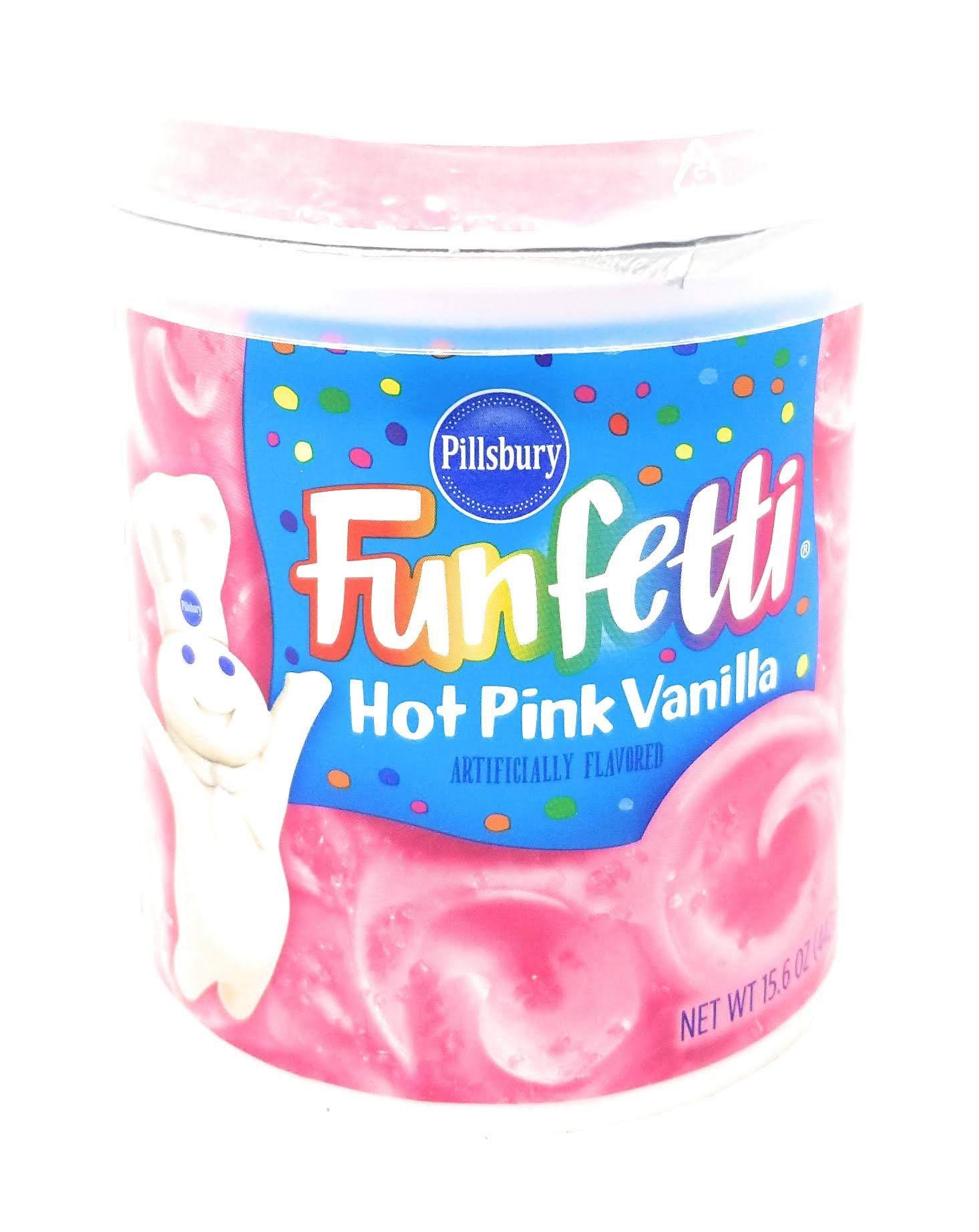 Pillsbury Happy Birthday Funfetti Frosting - Hot Pink Vanilla