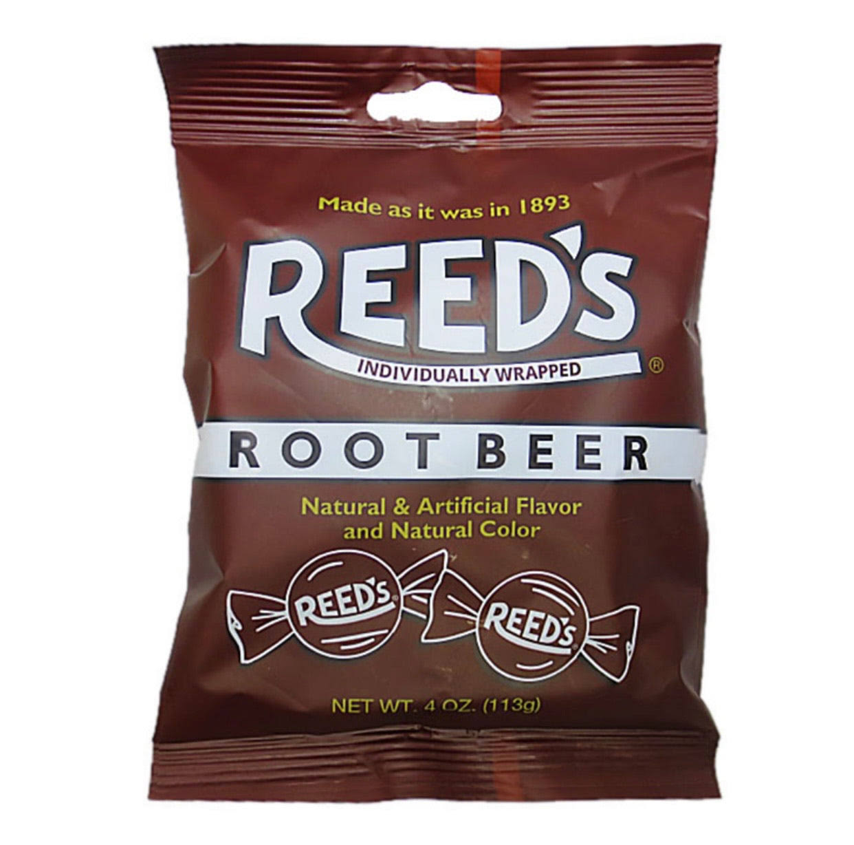 Reeds Root Beer Hard Candy - 4oz, 12pk