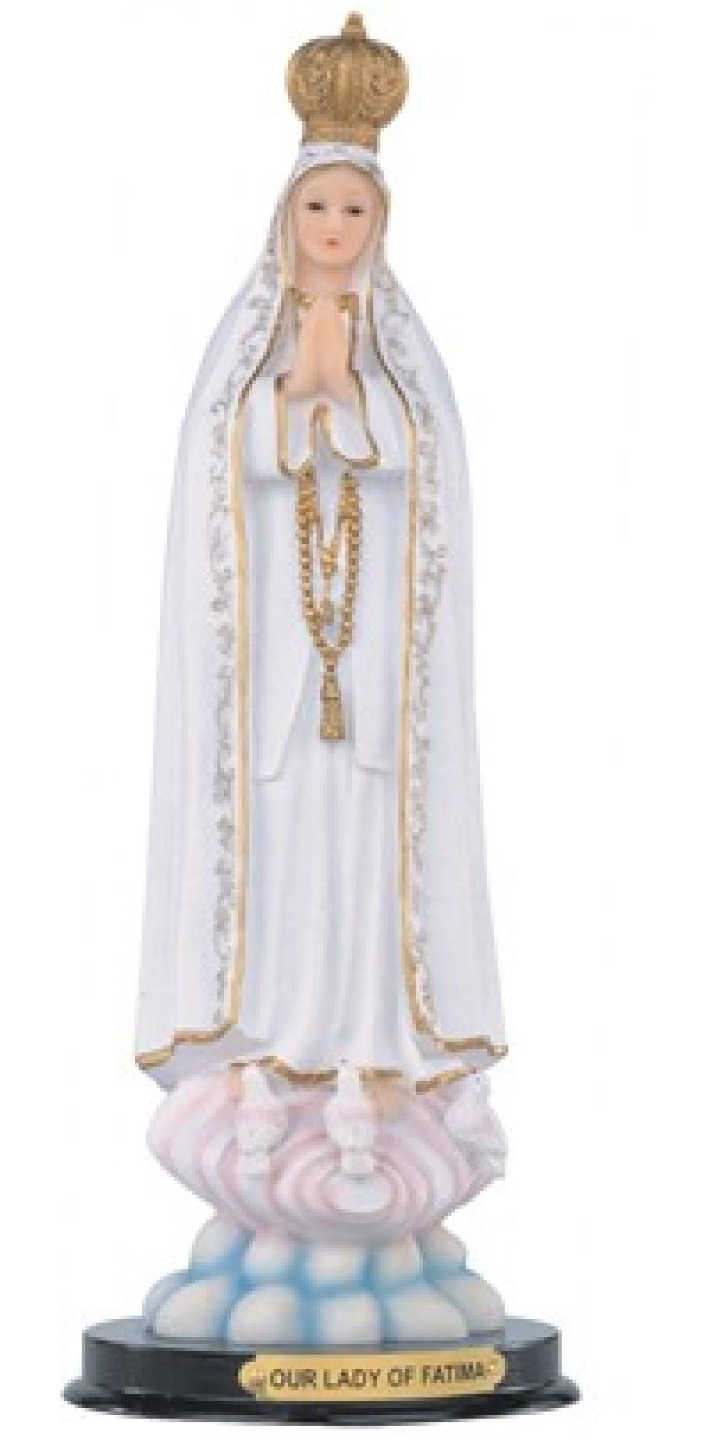 Stealstreet Ss-G-312.06 Our Lady of Fatima Holy Figurine Religious Decoration Decor, 12"