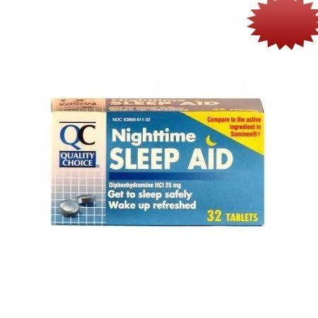 Quality Choice Night Time Sleep Aid Tablets