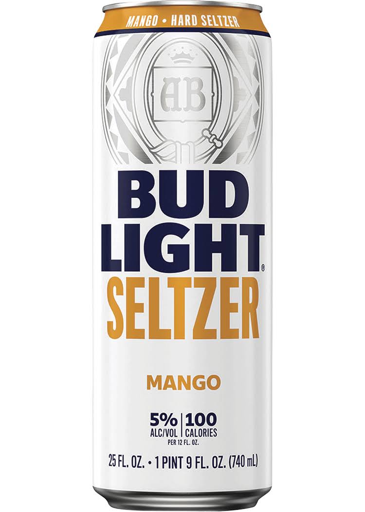 Bud Light Seltzer, Mango - 25 fl oz