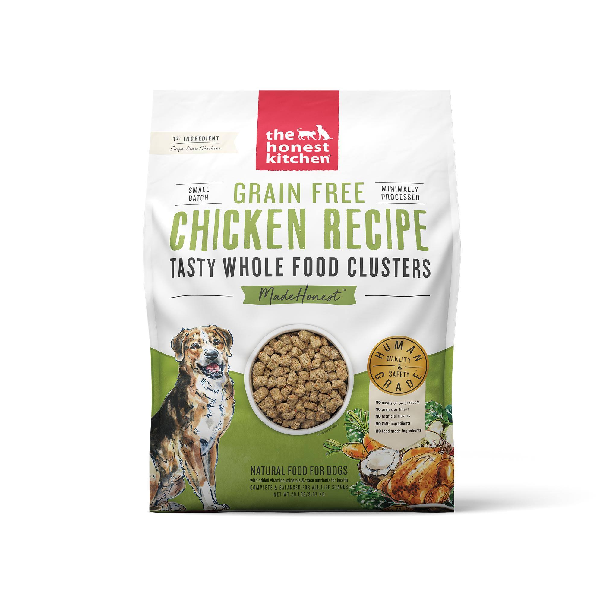 The Honest Kitchen Grain-Free Whole Food Clusters Chicken - 20 lbs