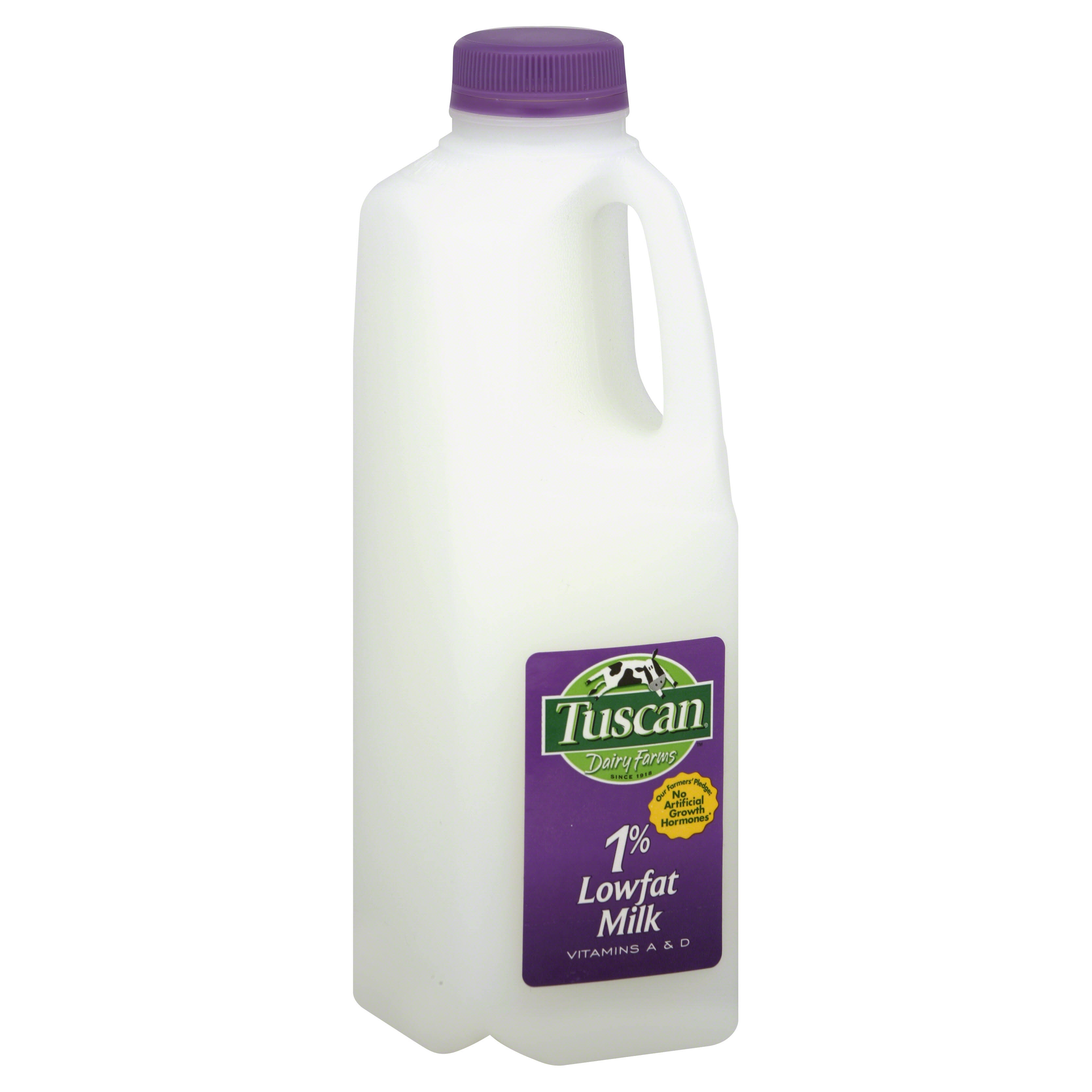 Tuscan Milk, Lowfat, 1% Milkfat - 1 qt