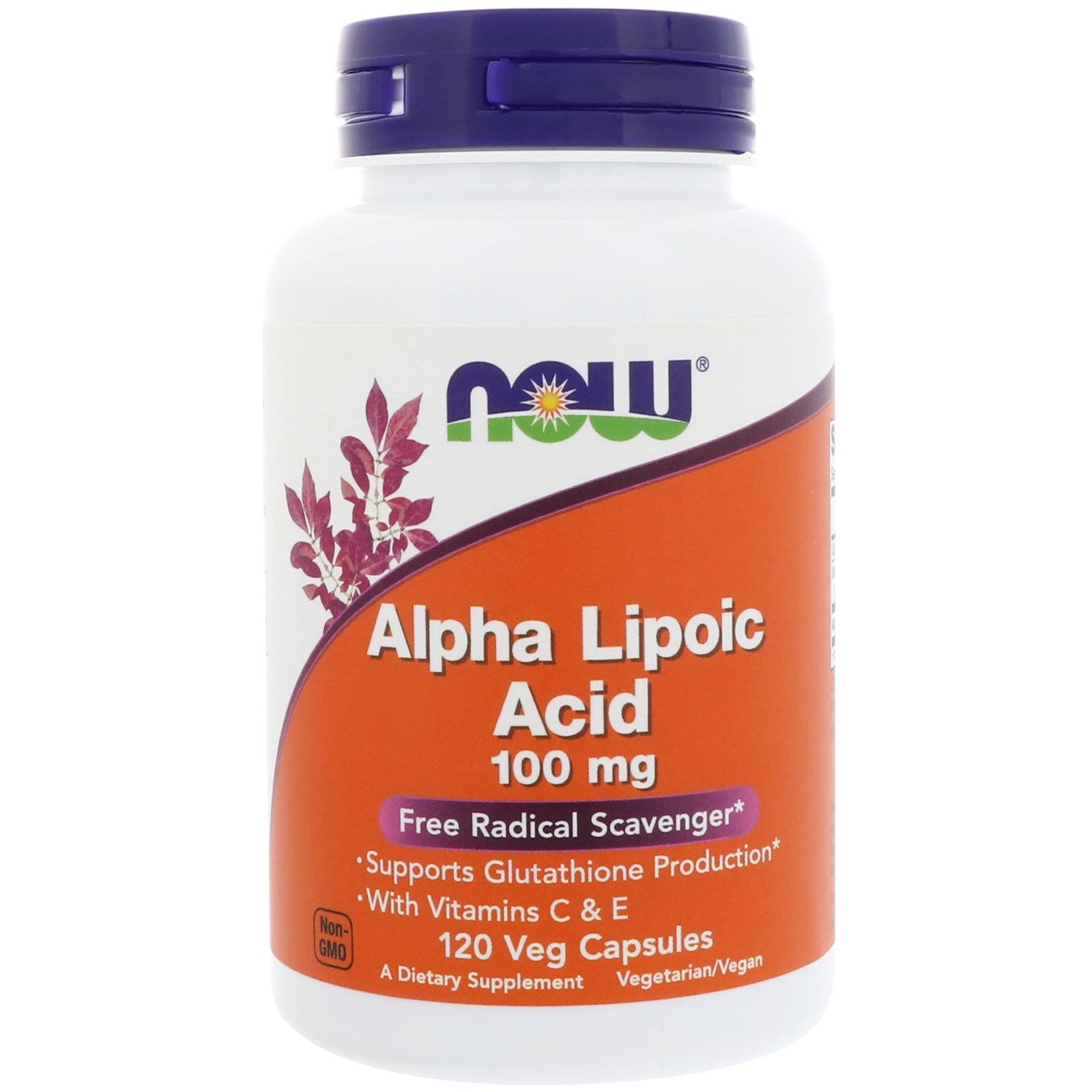 Now Foods Alpha Lipoic Acid Supplement - 120 Vcaps