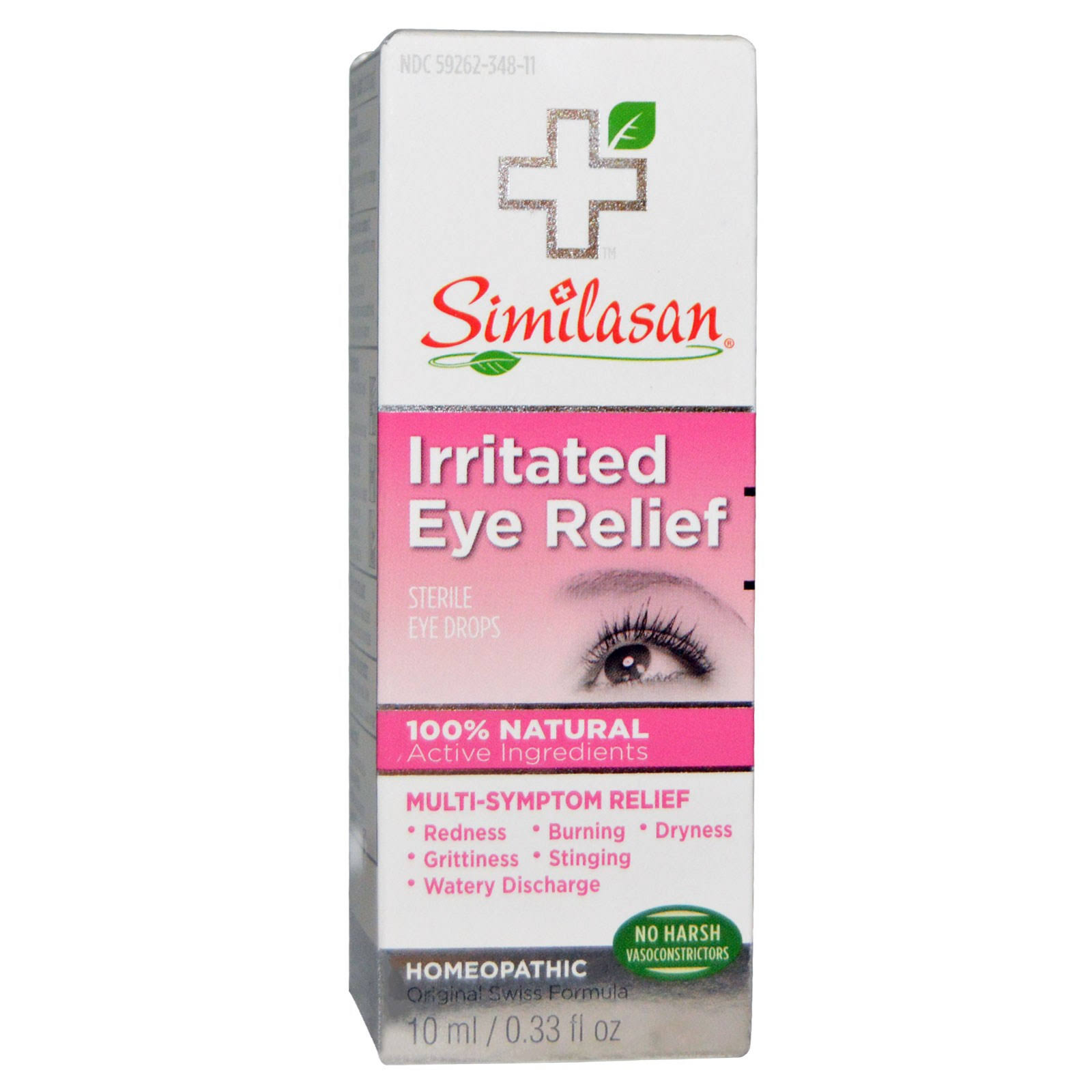 Similasan, Irritated Eye Relief, Sterile Eye Drops, 0.33 FL oz (10 ml)