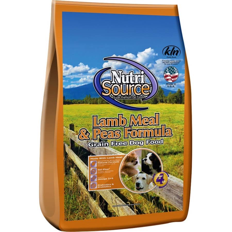 Nutrisource Lamb Meal & Peas Formula Grain Free Dog Food