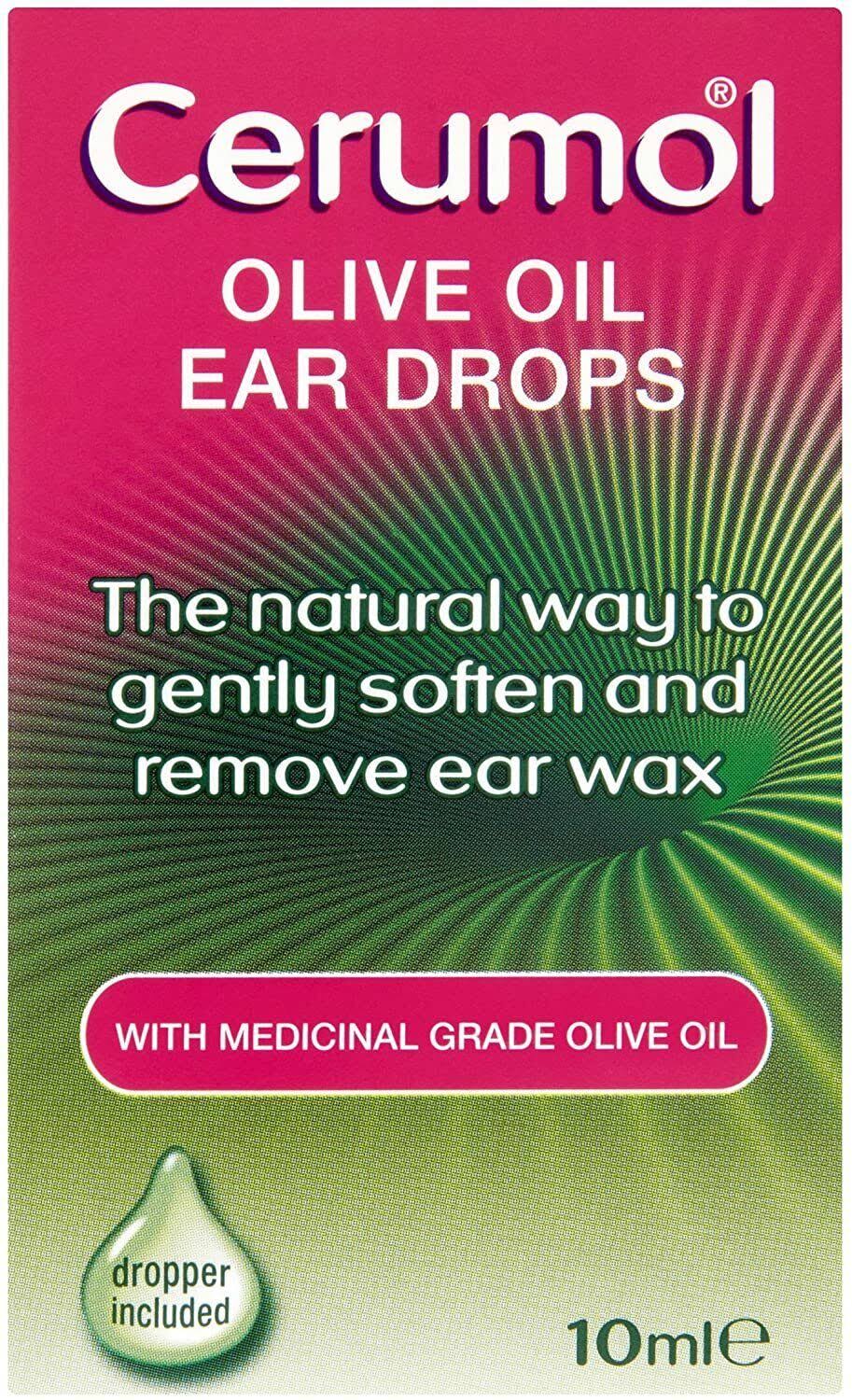 Cerumol 10ml Olive Oil Ear Drops
