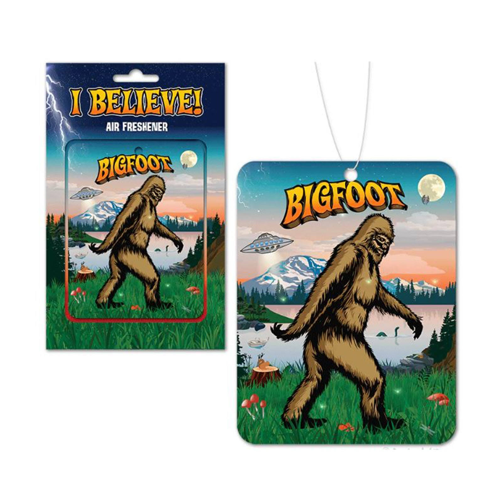 I Believe Bigfoot Air Freshener - Pine Scented