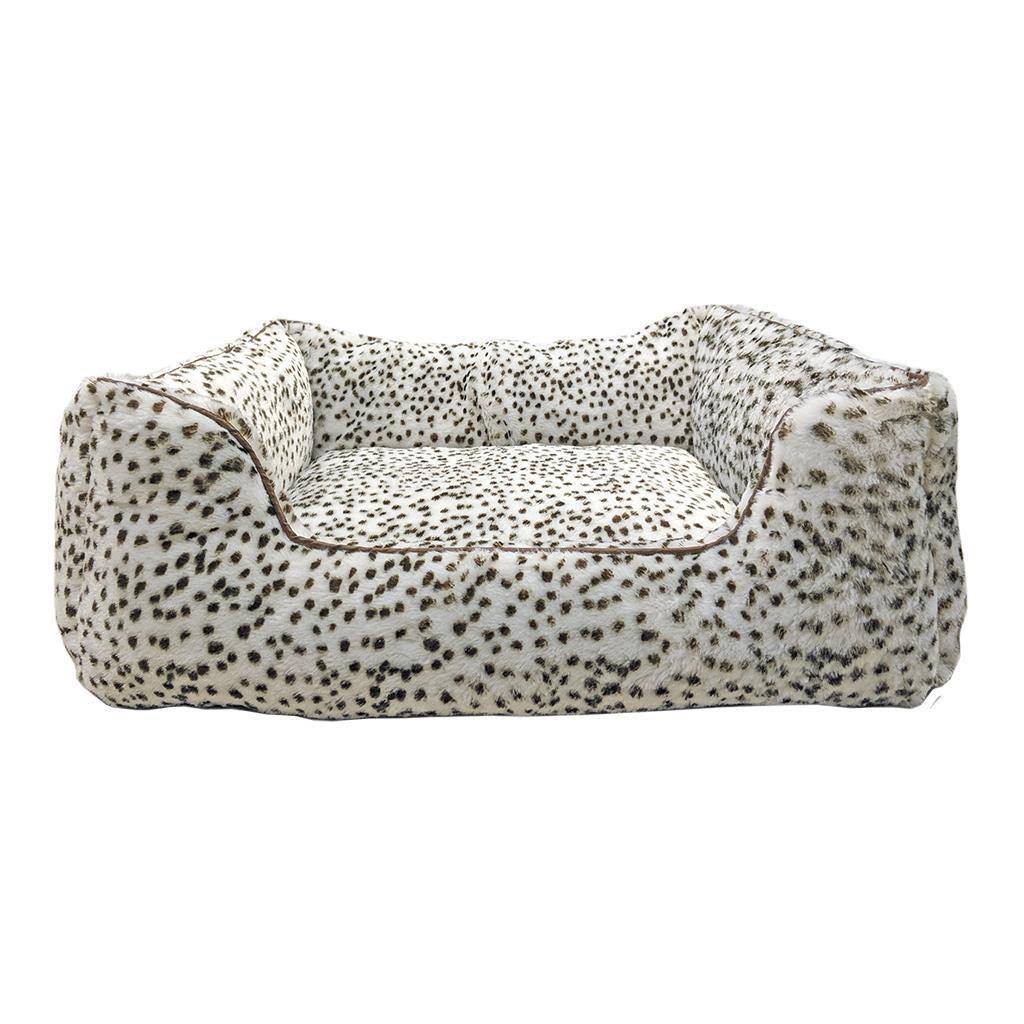 Step-In Bed - Snow Leopard - 18 in