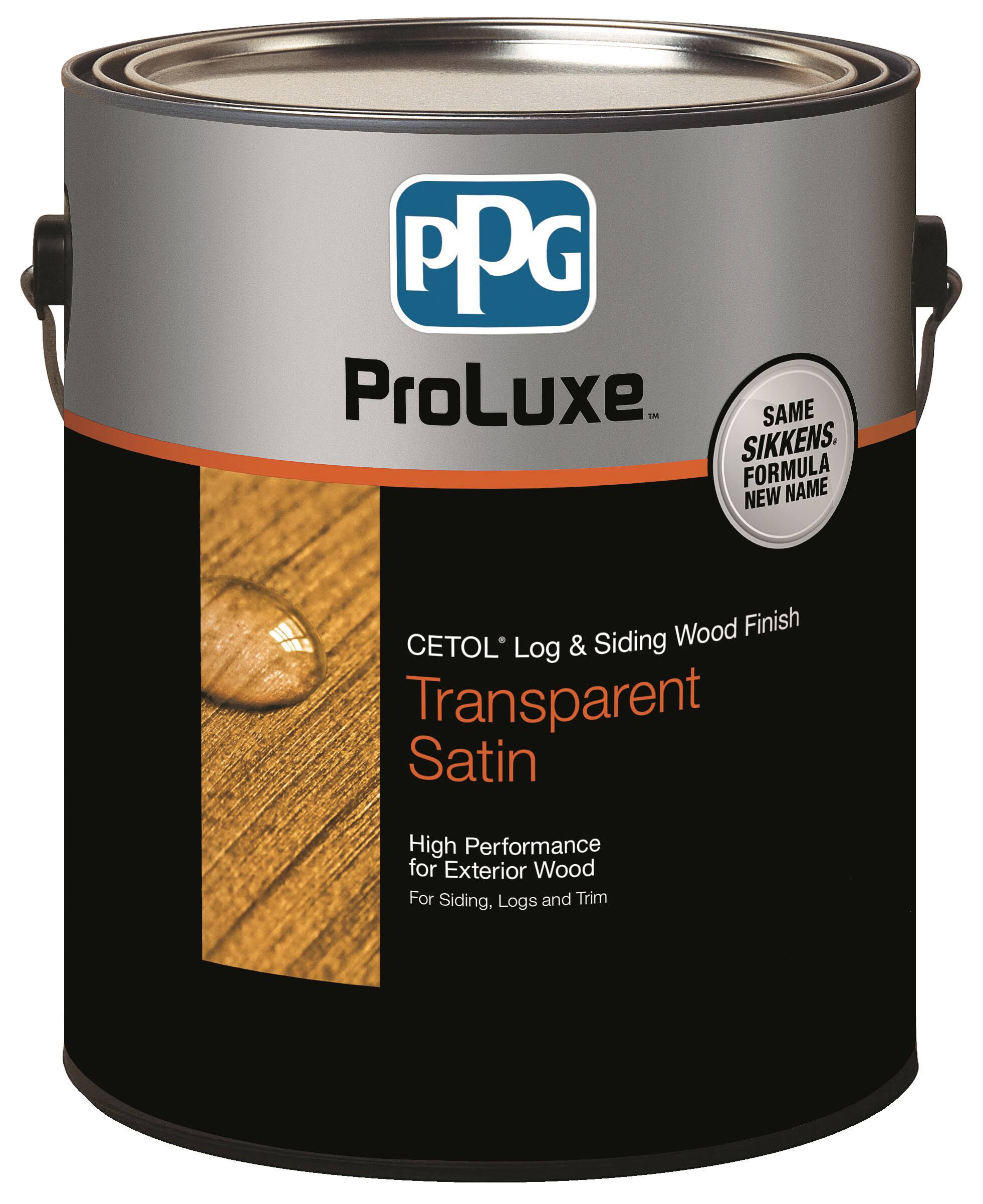 PPG Proluxe Cetol SIK42009/01 Log and Siding Wood Finish, Dark Oak, 1 gal Can