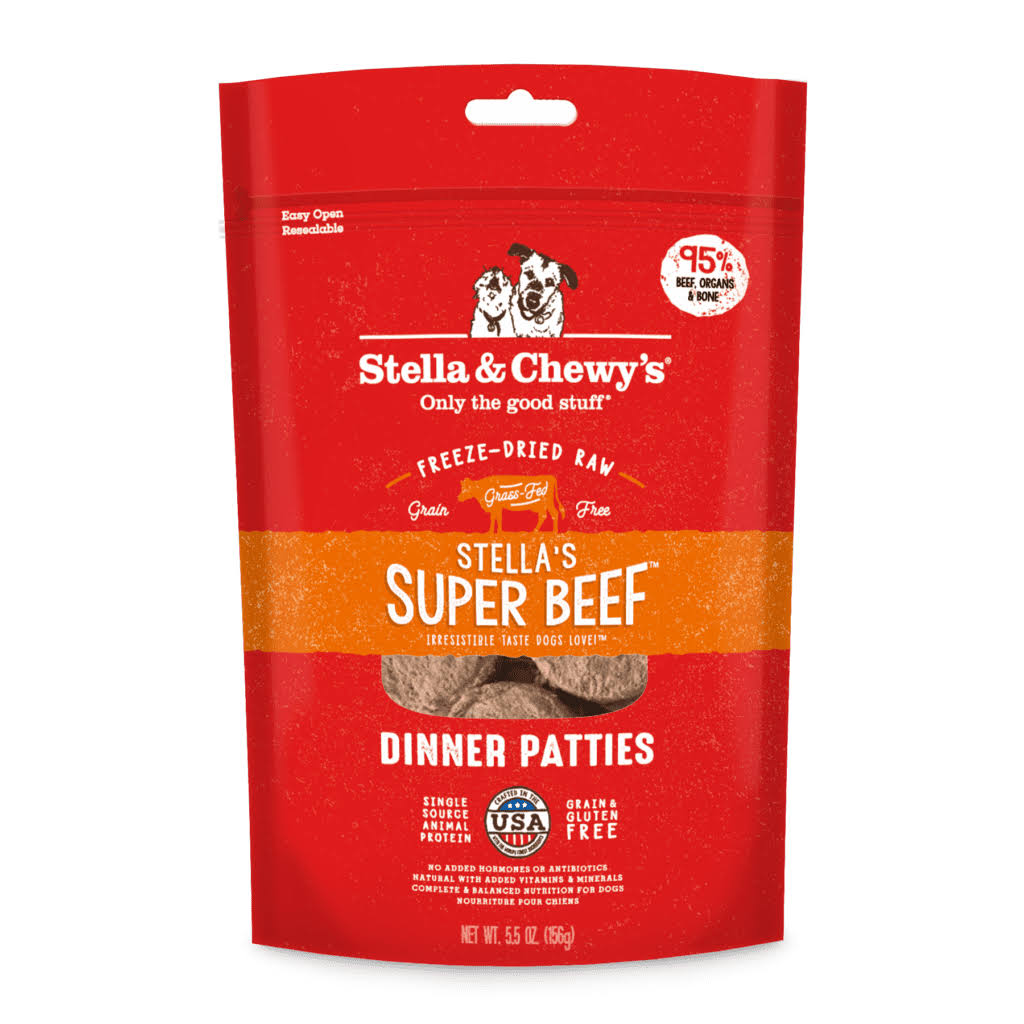 Stella & Chewy's Freeze Dried Dinner Patties - Stella's Super Beef, 16oz