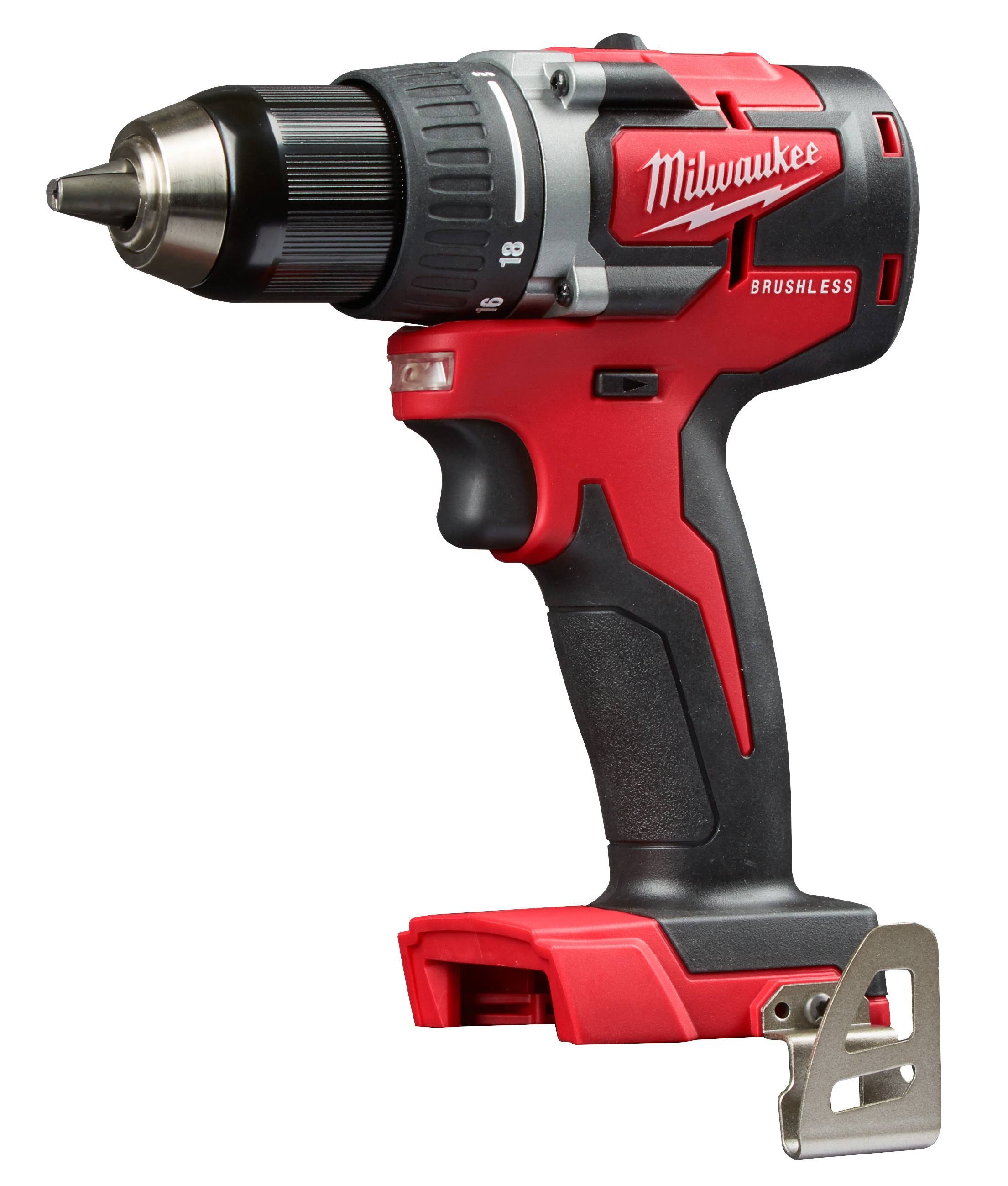 Milwaukee M18 Lithium-Ion Brushless Cordless Compact Drill Driver - 18V, 1/2"