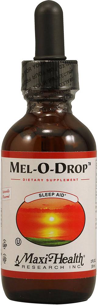 Mel O Drop Maxi Health Kosher Vitamin Melatonin Drops - 2oz