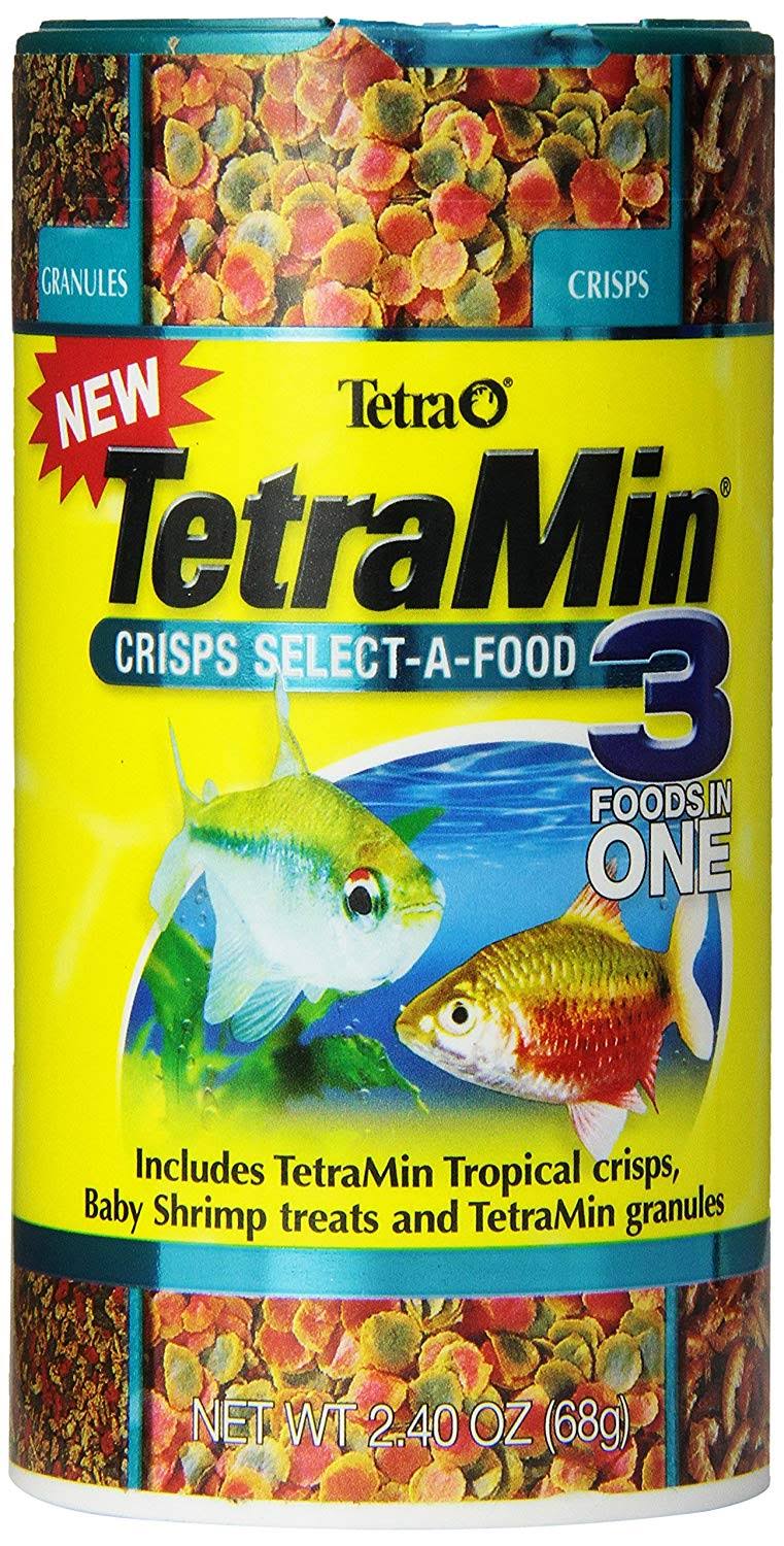 Tetra TetraMin Crisps Select a Food Fish Food - 2.4oz