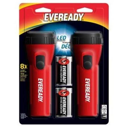 Eveready Economy LED Flashlight - 2 Pack