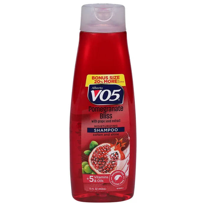 Alberto VO5 Shampoo, Moisturizing, Pomegranate Bliss - 15 fl oz
