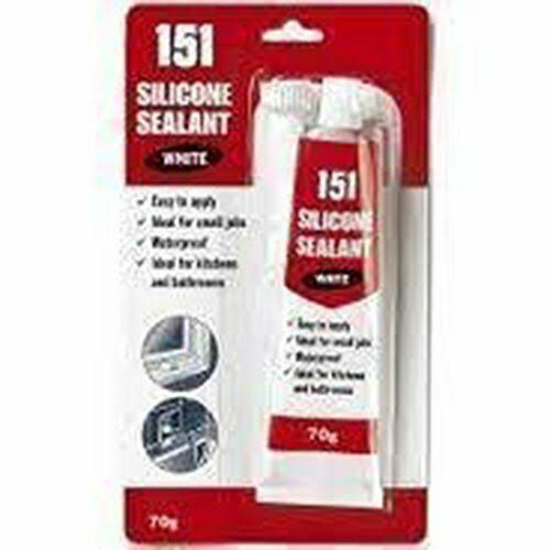 Silicone Sealant - White, Waterproof, 70g 