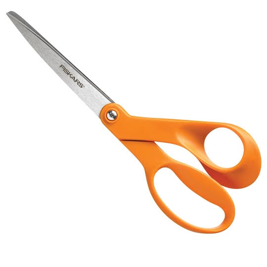 Fiskars Classic Multi-purpose Scissors - Orange, 8"